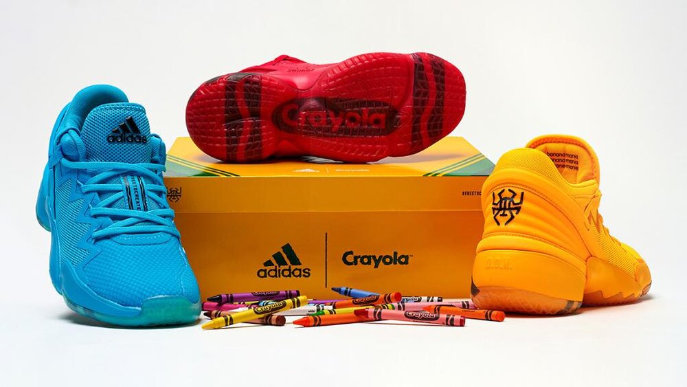 Adidas Crayola tenis colaboracion tendencia