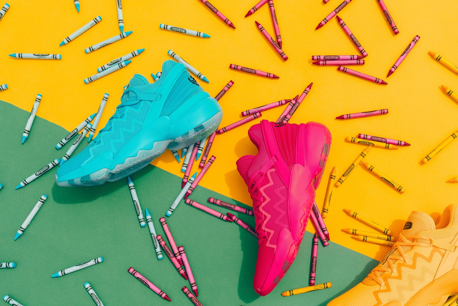Adidas Crayola tenis colaboracion tendencia